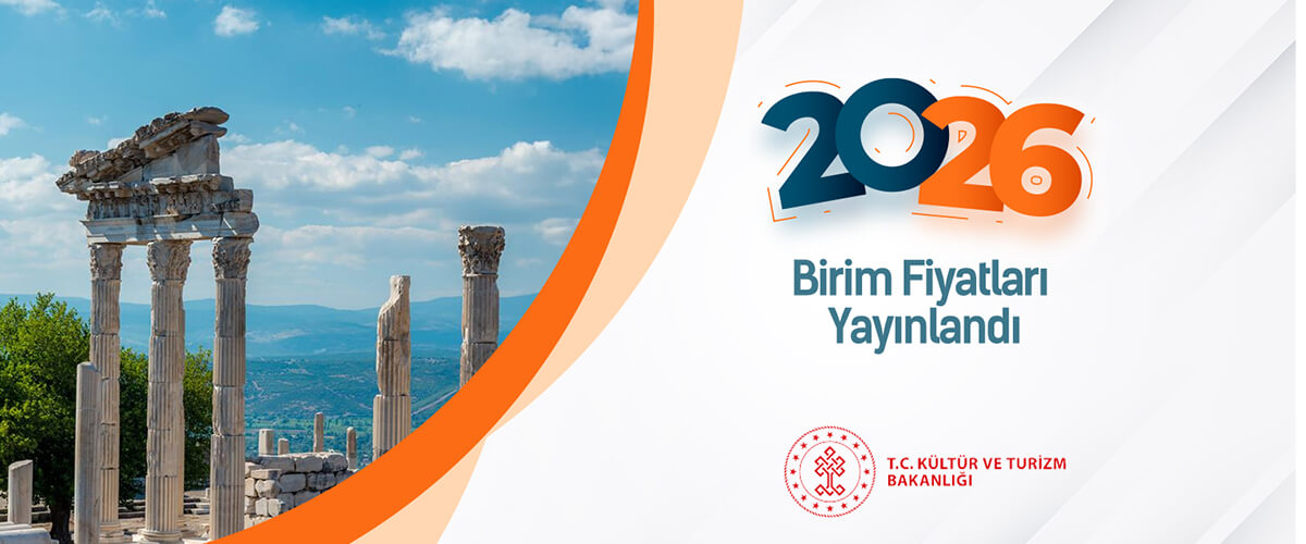 Kültür Bakanlığı  2026 Birim Fiyatları Yayınlandı ve AMP'de kullanıma hazır!