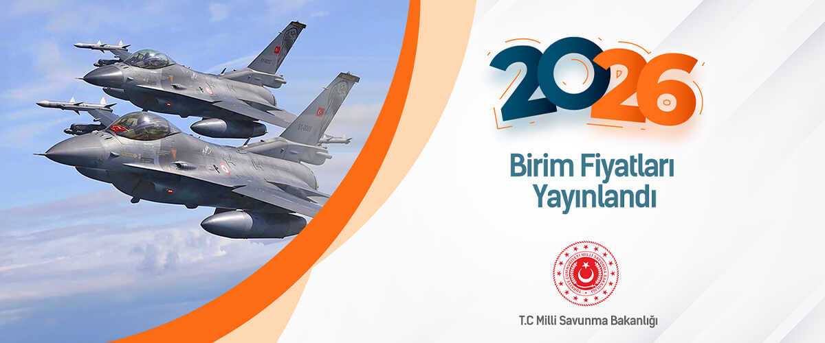 Milli Savunma Bakanlığı 2026 Birim Fiyatları Yayınlandı ve AMP'de kullanıma hazır!