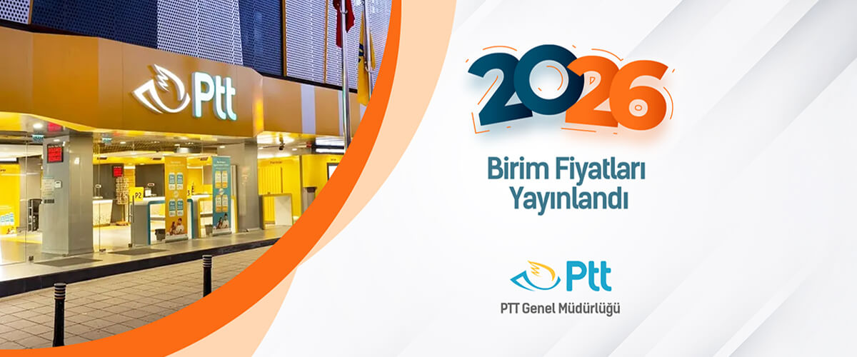 PTT Genel Müdürlüğü 2026 Birim Fiyatları Yayınlandı ve AMP'de kullanıma hazır!