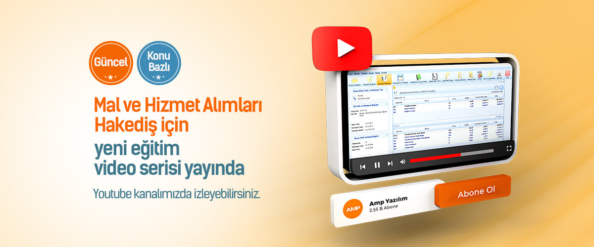 Mal ve Hizmet Alımları Hakediş Eğitim Videoları